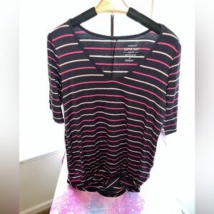 Torrid BCA size 1 multi stripe tunic NWT